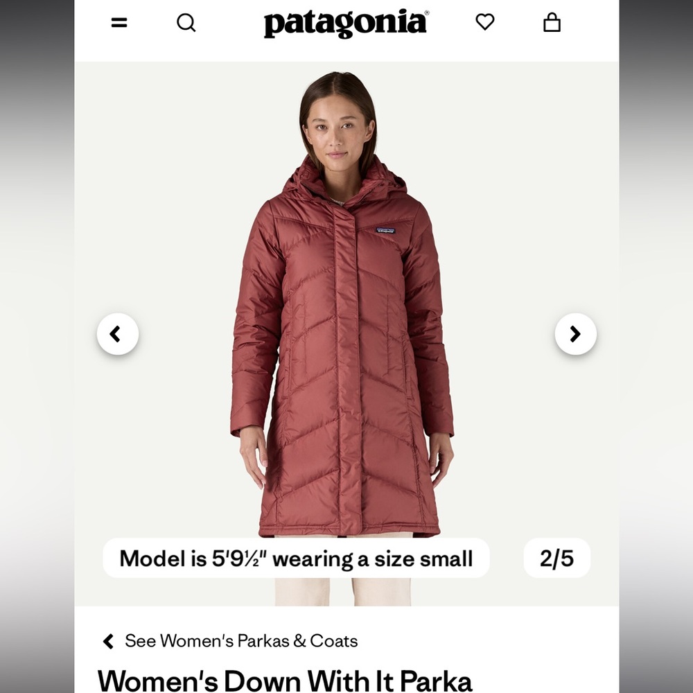 Patagonia Down with It Parka